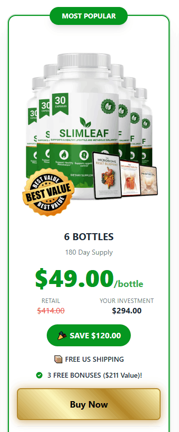 SlimLeaf 6 bottle